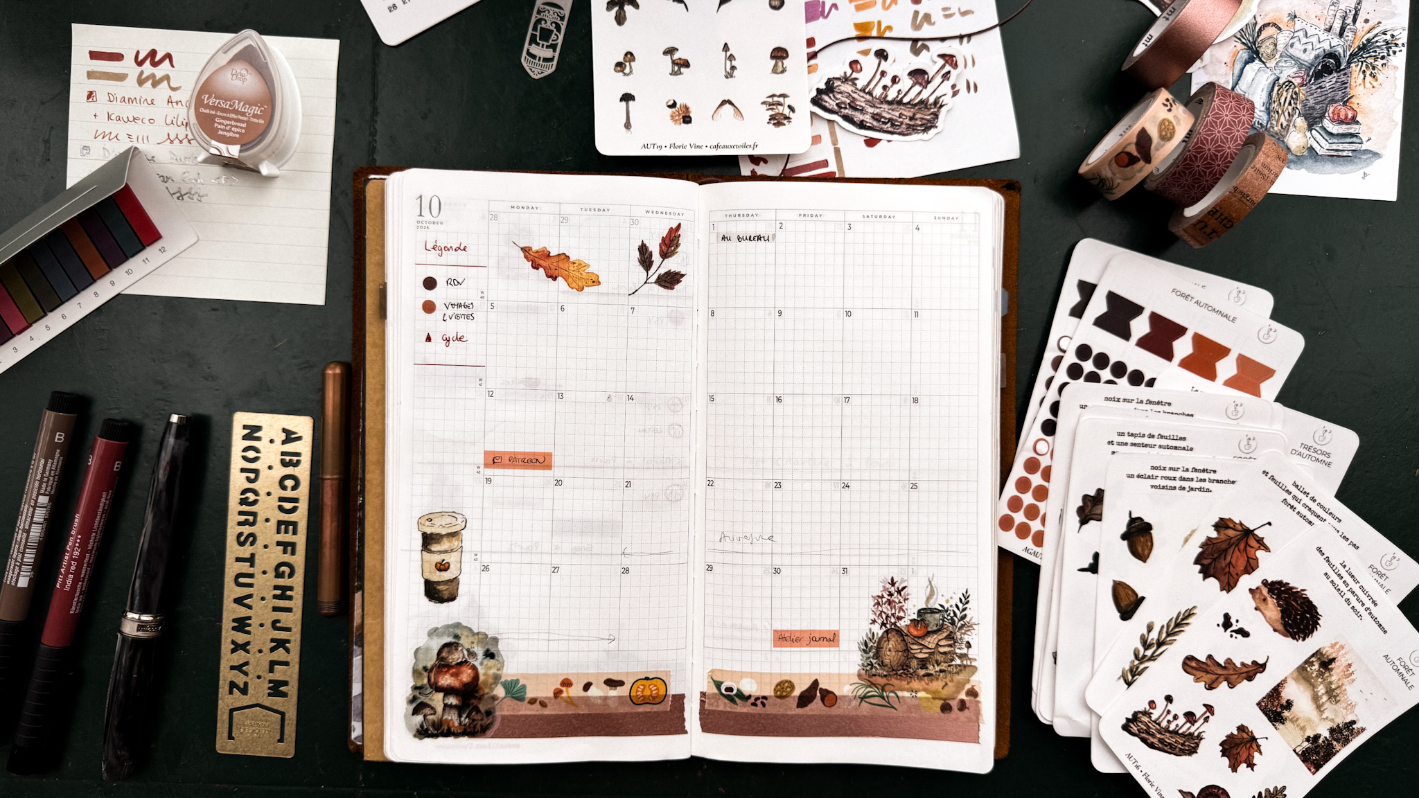 Mes journaux du moment & déco d’octobre